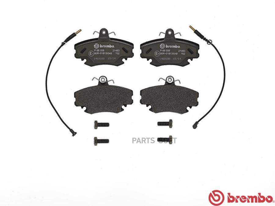 

Колодки дисковые п. renault thalia 00>, dacia logan 1.4/1.6i/1.5d P68008 =gdb1634=141 20