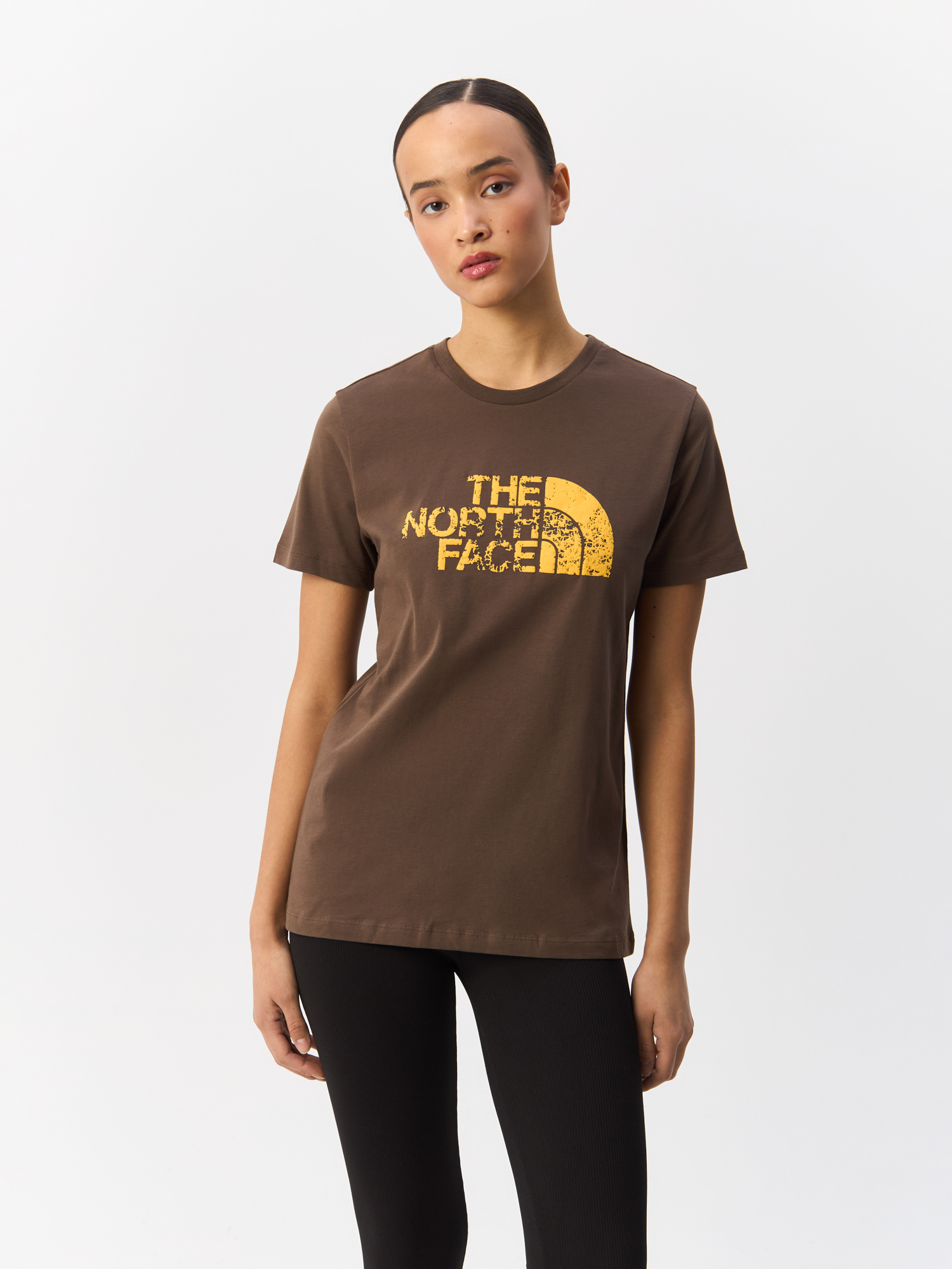 

Футболка женская The North Face NF0A89CT коричневая M, Коричневый, NF0A89CT