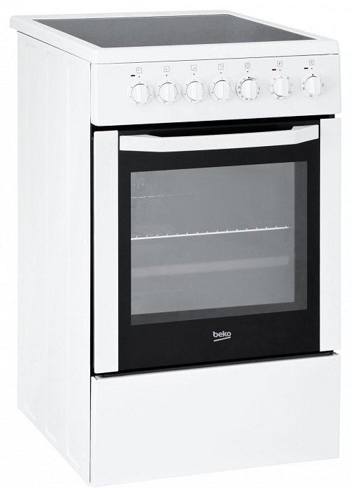 фото Электрическая плита beko fsm57100gw