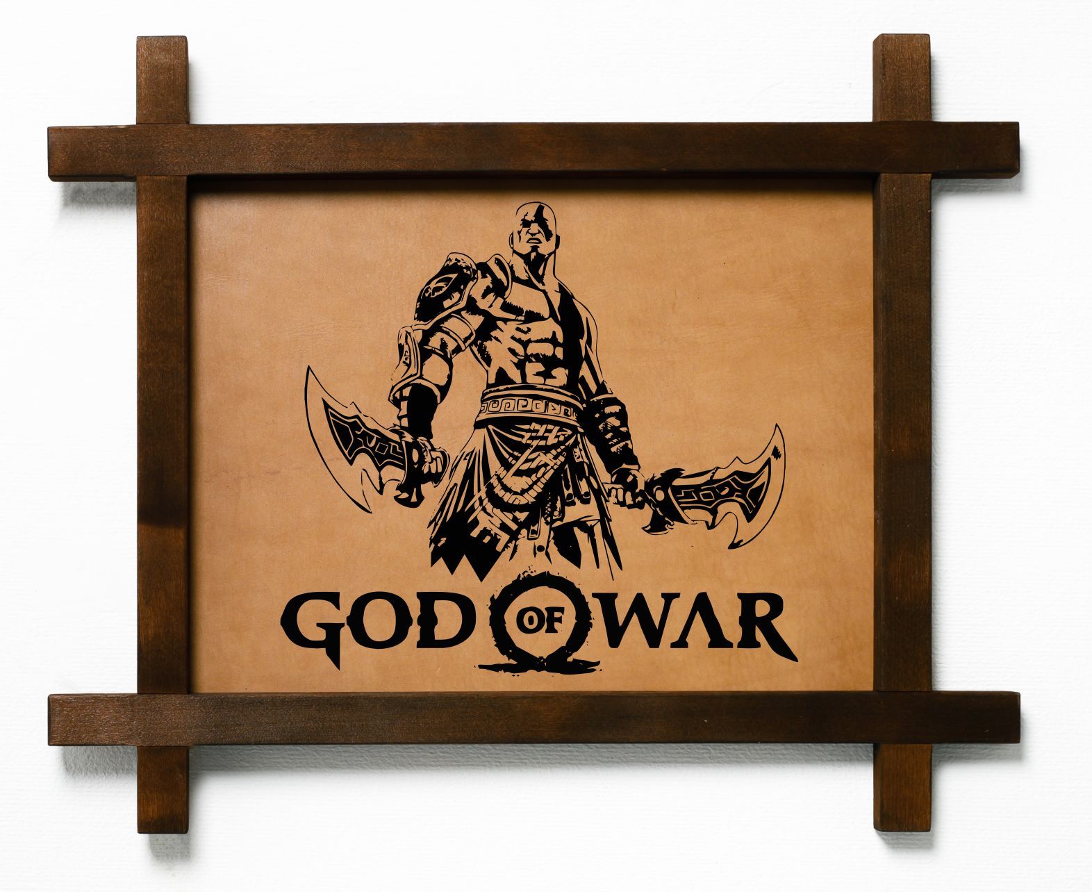 

Картина BoomGift God Of War натуральная кожа, 661