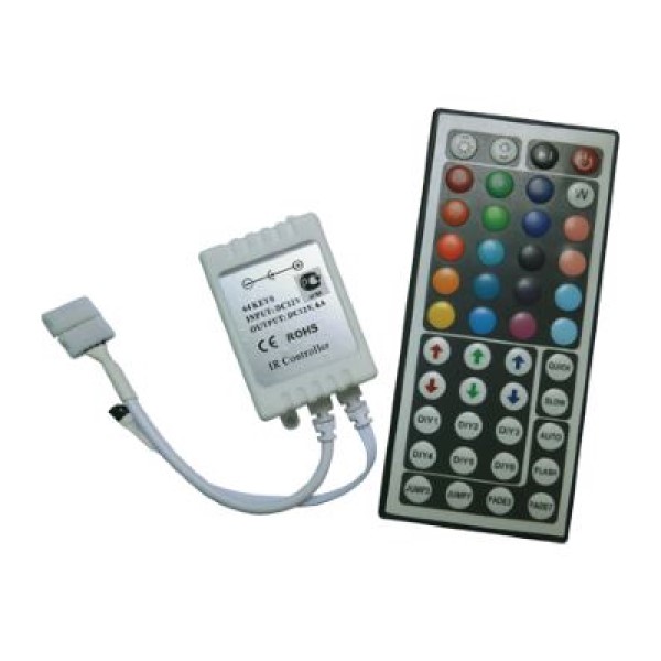 Контроллер LED RGB IR 6A 72W 12V (144W 24V) Ecola CRL072ESB Комплект из 2 шт.