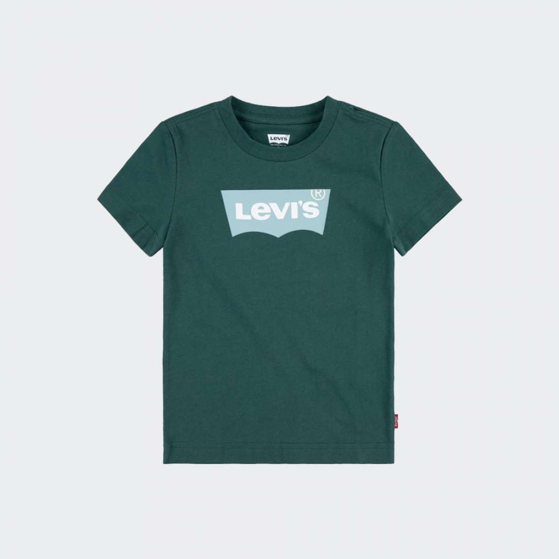 Футболка Levi’s Kids для мальчиков, зеленая-B84, размер EU 16A, RU 176, 9E8157