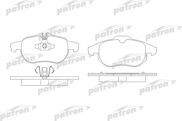 

Тормозные колодки PATRON дисковые PBP1520