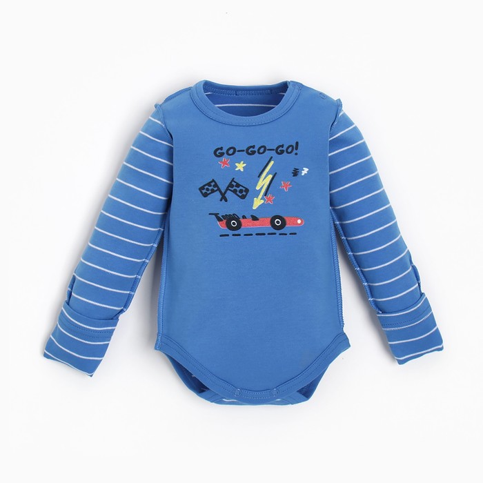

Linas baby Боди детское, цвет синий, рост 56см