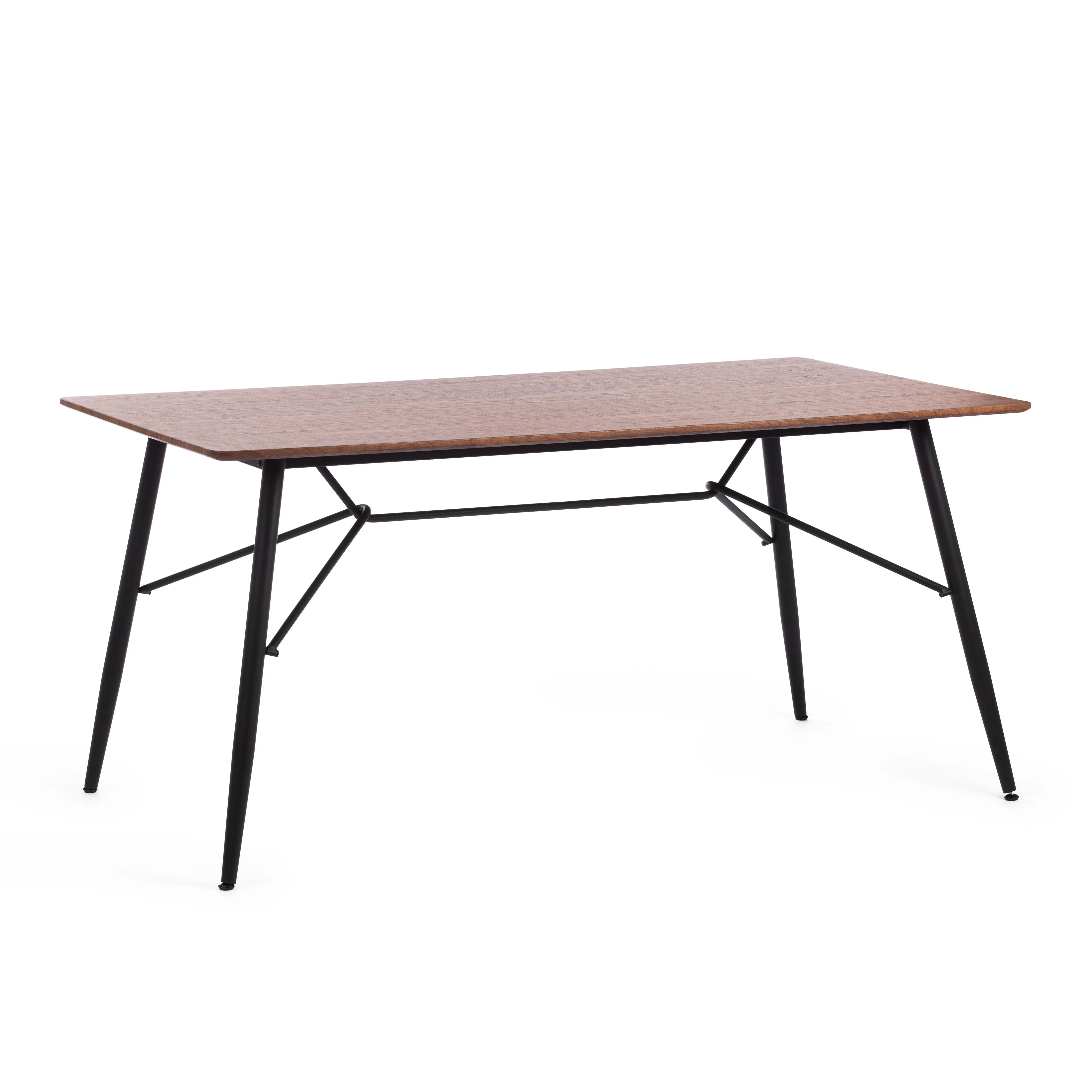 

Стол TetChair RUSTO (mod. 289) МДФ/металл, 160 х 90 х 75 см , Black (Черный) / Walnut (Оре