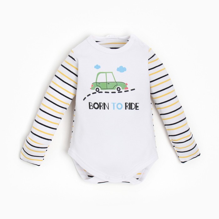 

Linas baby Боди детское, цвет желтый, рост 68см, 589608