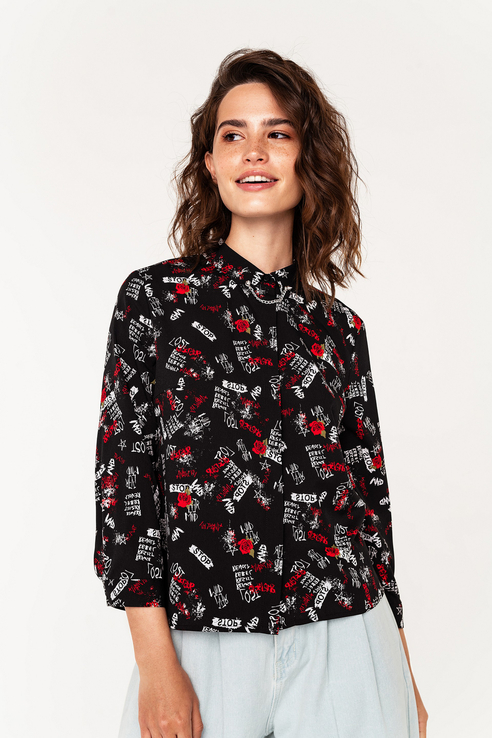 

Блуза женская befree 2031570330 разноцветная 44, 2031570330