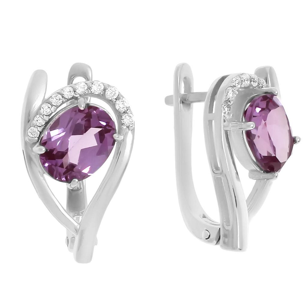 

Серьги из серебра с александритом Balex Jewellery 2405937327, 2405937327