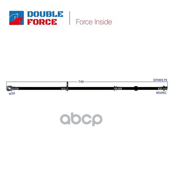 фото Шланг тормозной double force double force арт. dfh0179