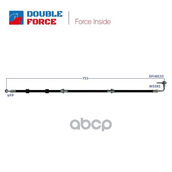 фото Шланг тормозной double force double force арт. dfh0133