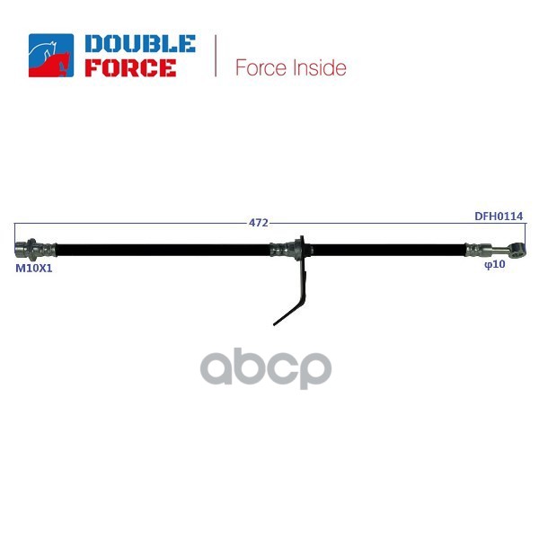 фото Шланг тормозной double force double force арт. dfh0114