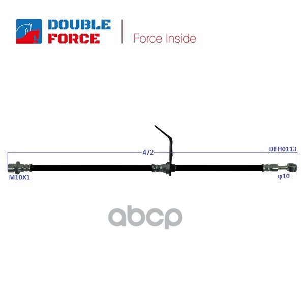 фото Шланг тормозной double force double force арт. dfh0113