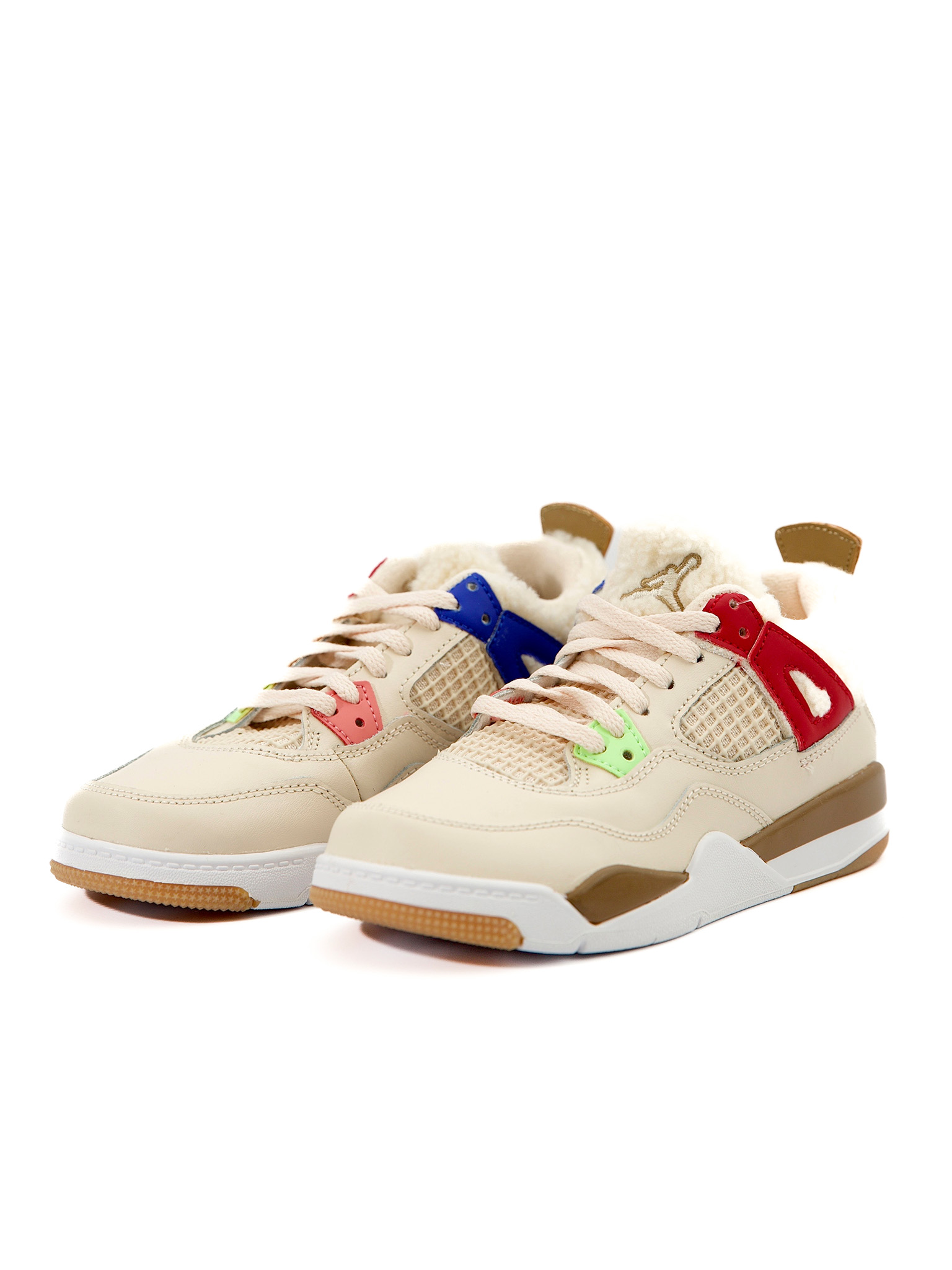 

Кроссовки Nike AIR JORDAN 4 RETRO, молочный, 32,5, Бежевый, AIR JORDAN 4 RETRO