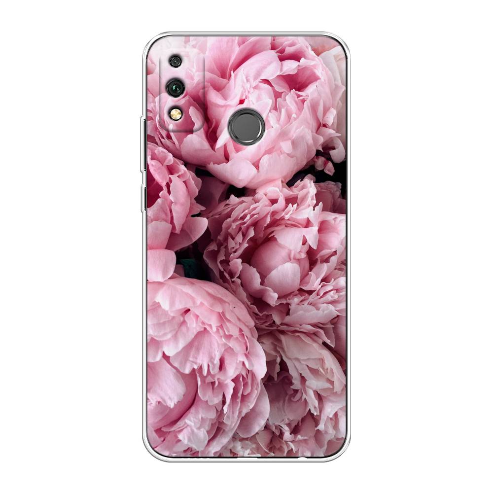 

Чехол Awog на Honor 9X Lite "Нежные пионы", Розовый;черный;белый, 6104250-8