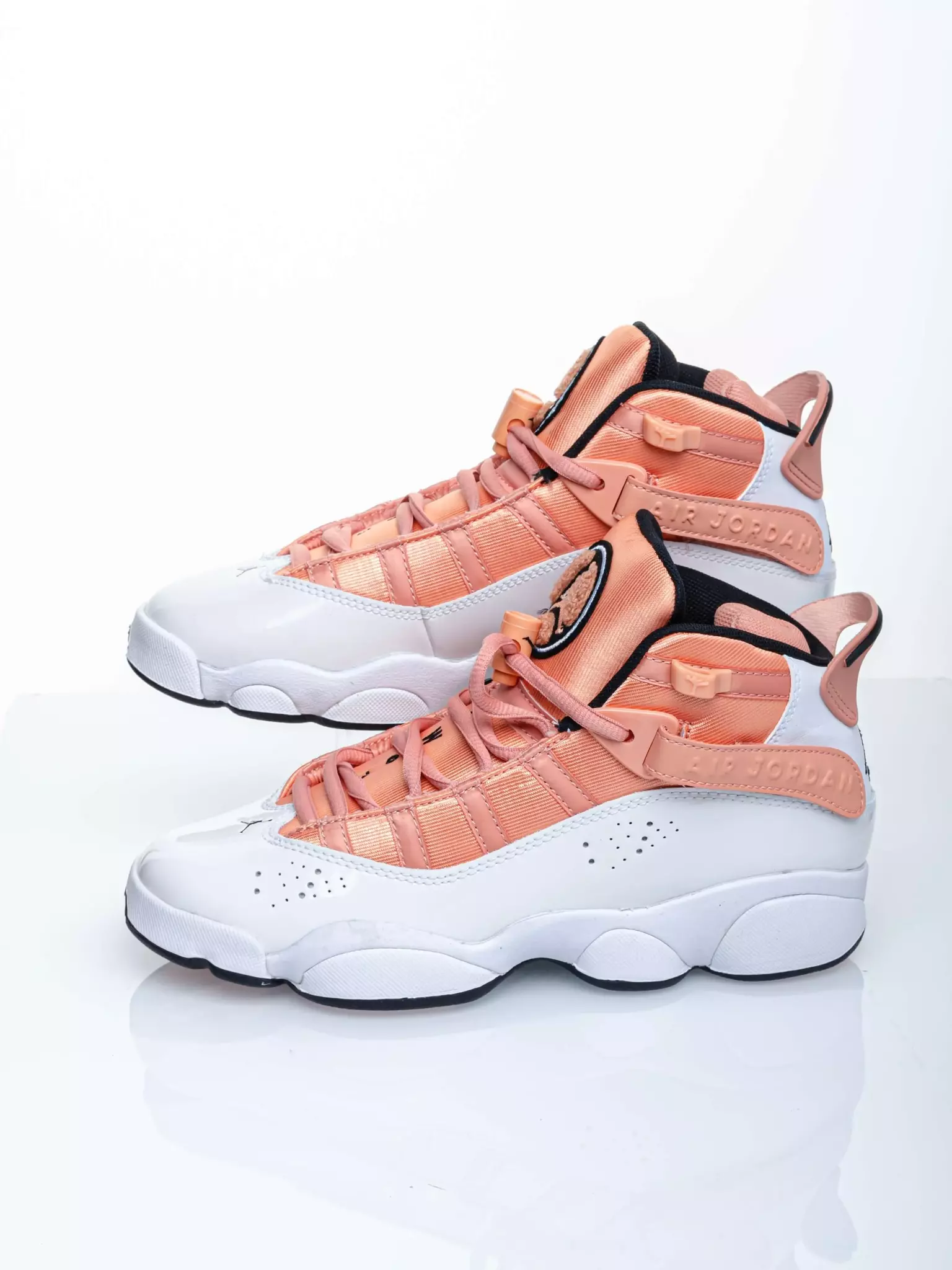 

Кроссовки Nike Jordan 6, белый, коричневый, 35,5, Jordan 6