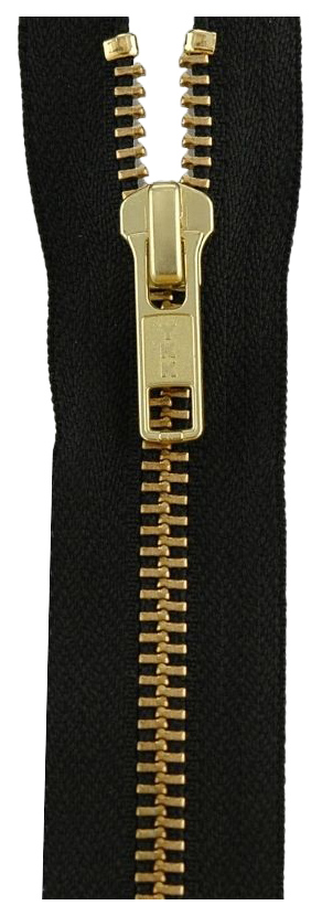 

Застежка-молния YKK 0504219/18, 580 черный тип 5 (5,75мм), неразъемная, 18см