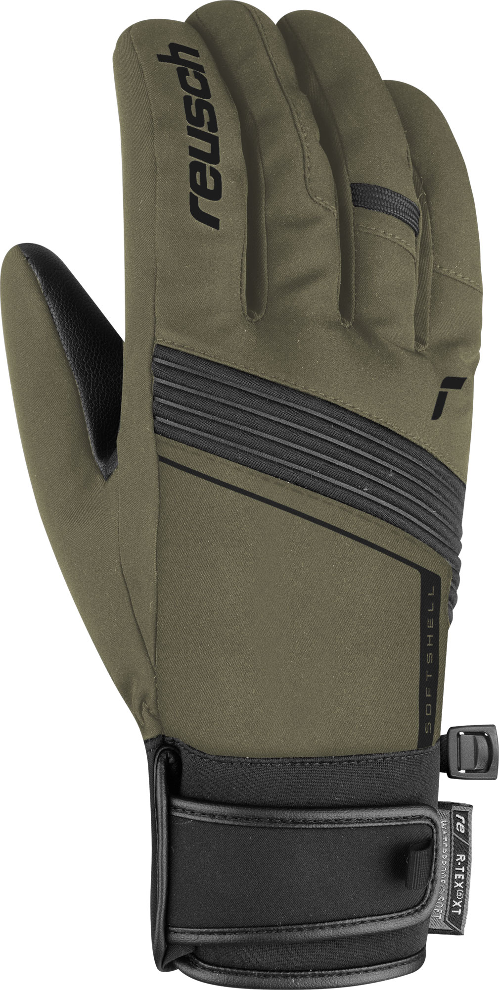 

Перчатки Горнолыжные Reusch Luca R-Tex Xt Burnt Olive/Black (Inch (Дюйм):10), Черный, Luca