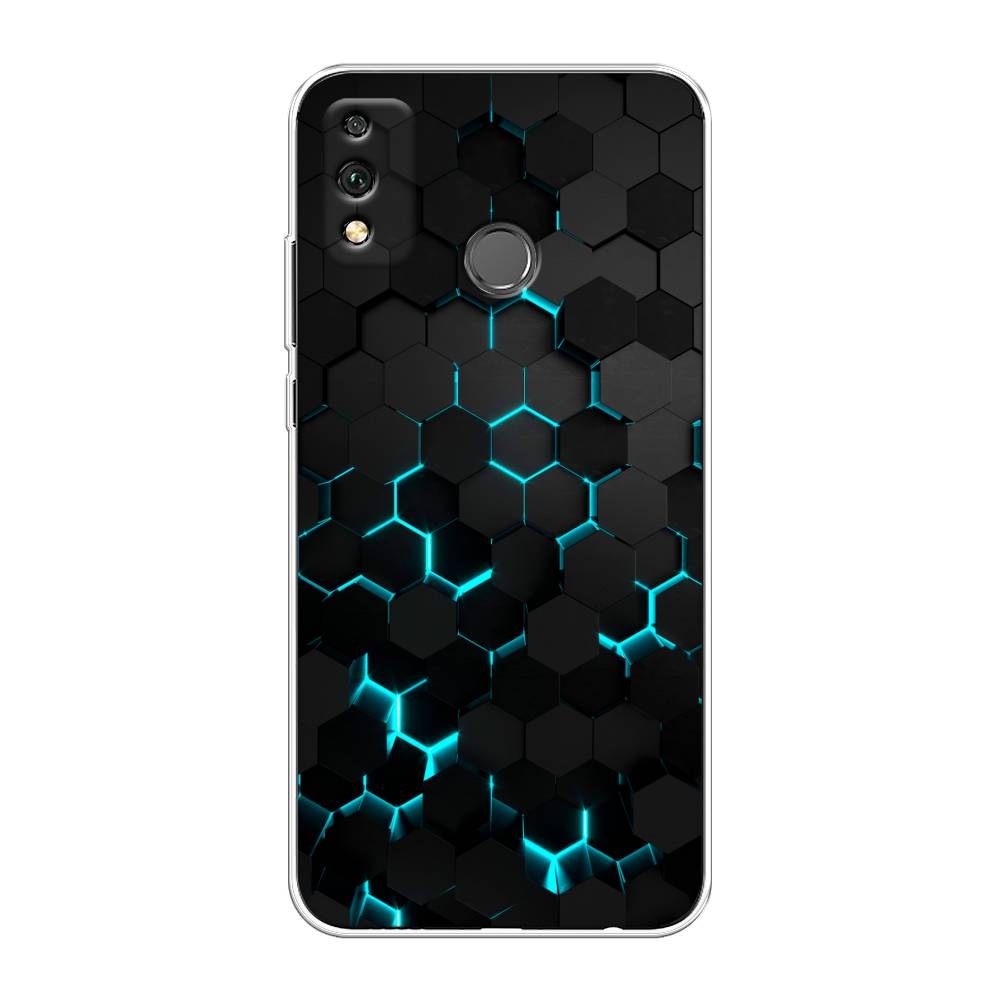 

Чехол Awog "Соты бирюзовые" для Honor 9X Lite, Черный;голубой;синий, 6104250-3