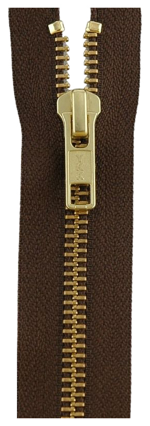 

Застежка-молния YKK 0504219/18, 570 палисандровый тип 5 (5,75мм), неразъемная, 18см