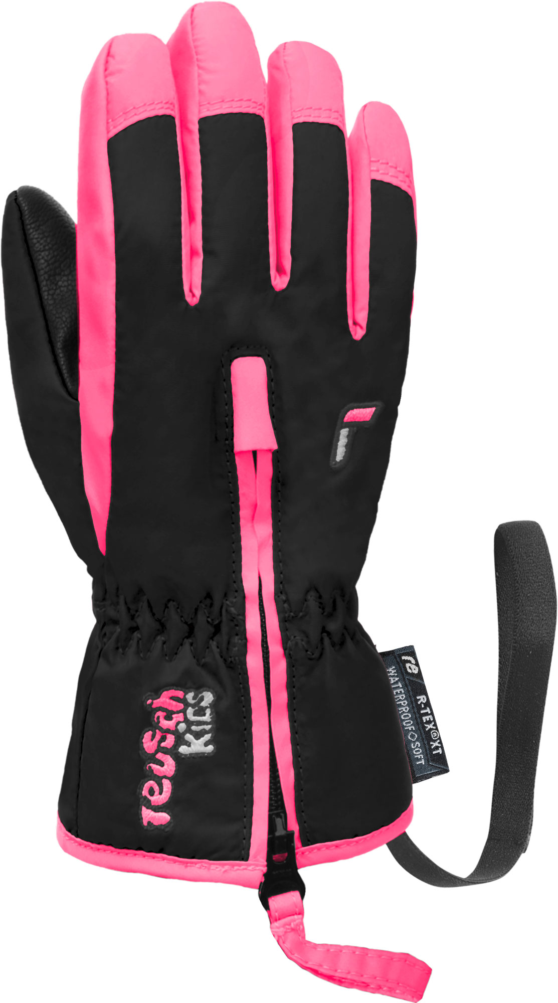 

Перчатки Горнолыжные Reusch Ben Black/Knockout Pink (Inch (Дюйм):Iv), Черный;розовый, Ben