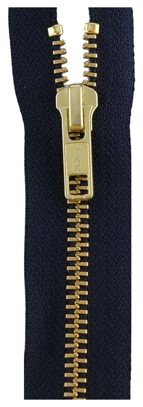 

Застежка-молния YKK 0504219/18, 058 темно-синий тип 5 (5,75мм), неразъемная, 18см