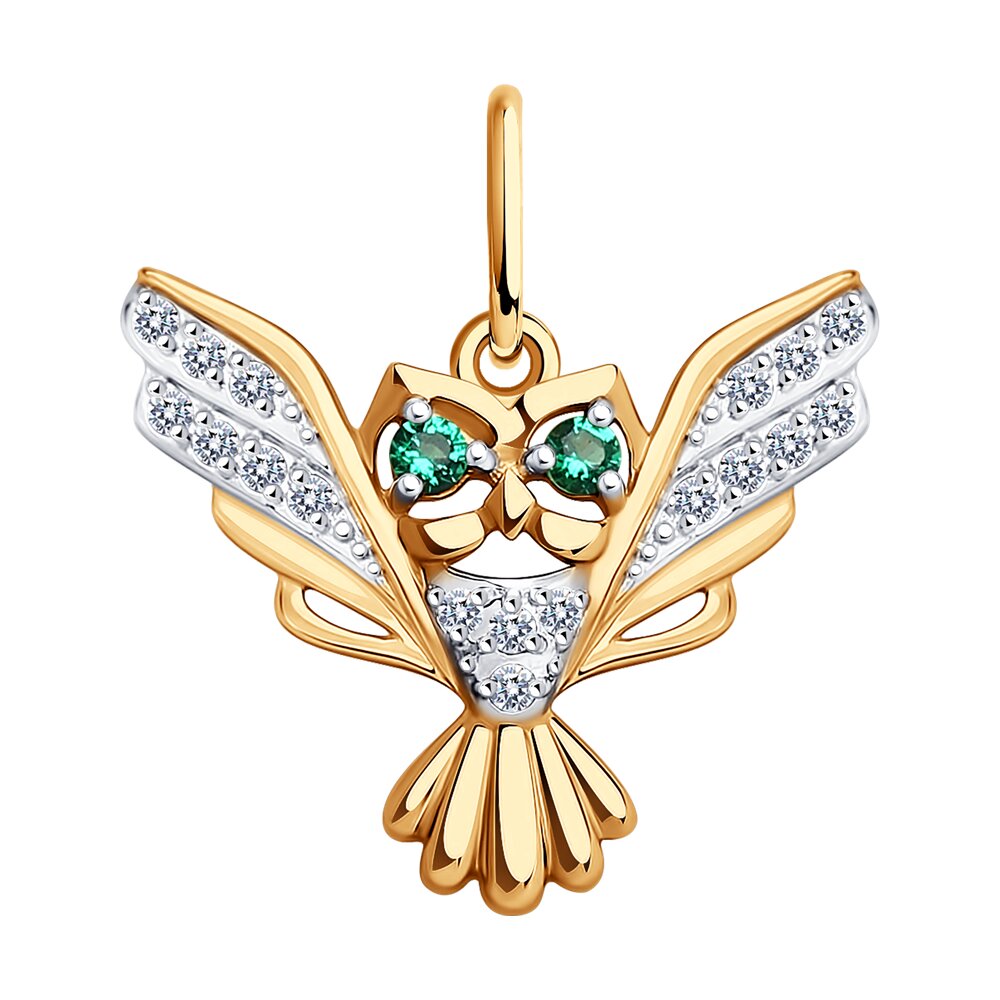 

Подвеска из красного золота с фианитом Diamant 51-130-01668-1, 51-130-01668-1