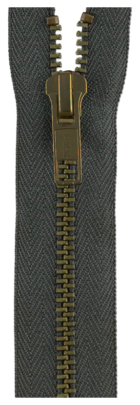 

Застежка-молния YKK 0573986/16, 182 серый асфальт тип 5 (5,75мм), неразъемная, 16см