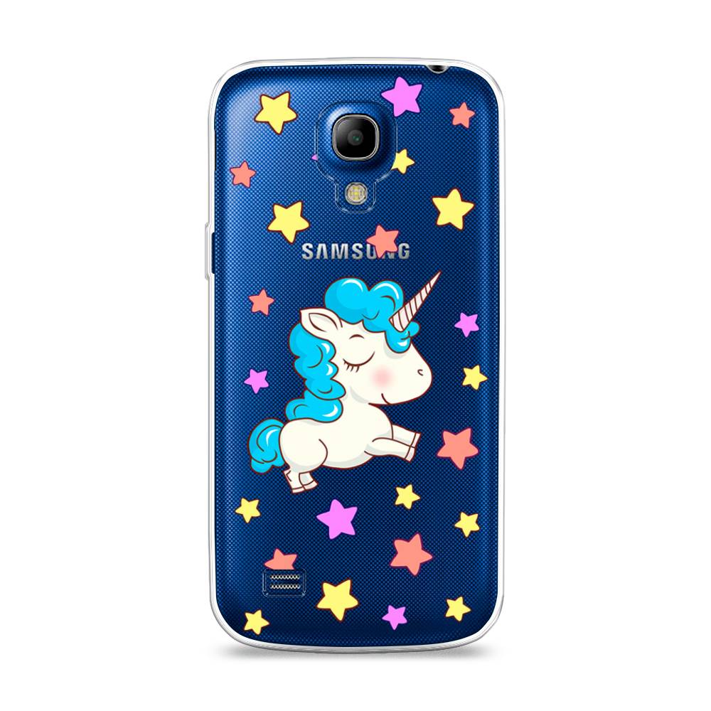 

Чехол Awog на Samsung Galaxy S4 mini / Самсунг S4 mini "Звездный единорог", Белый;голубой;розовый, 24050-2