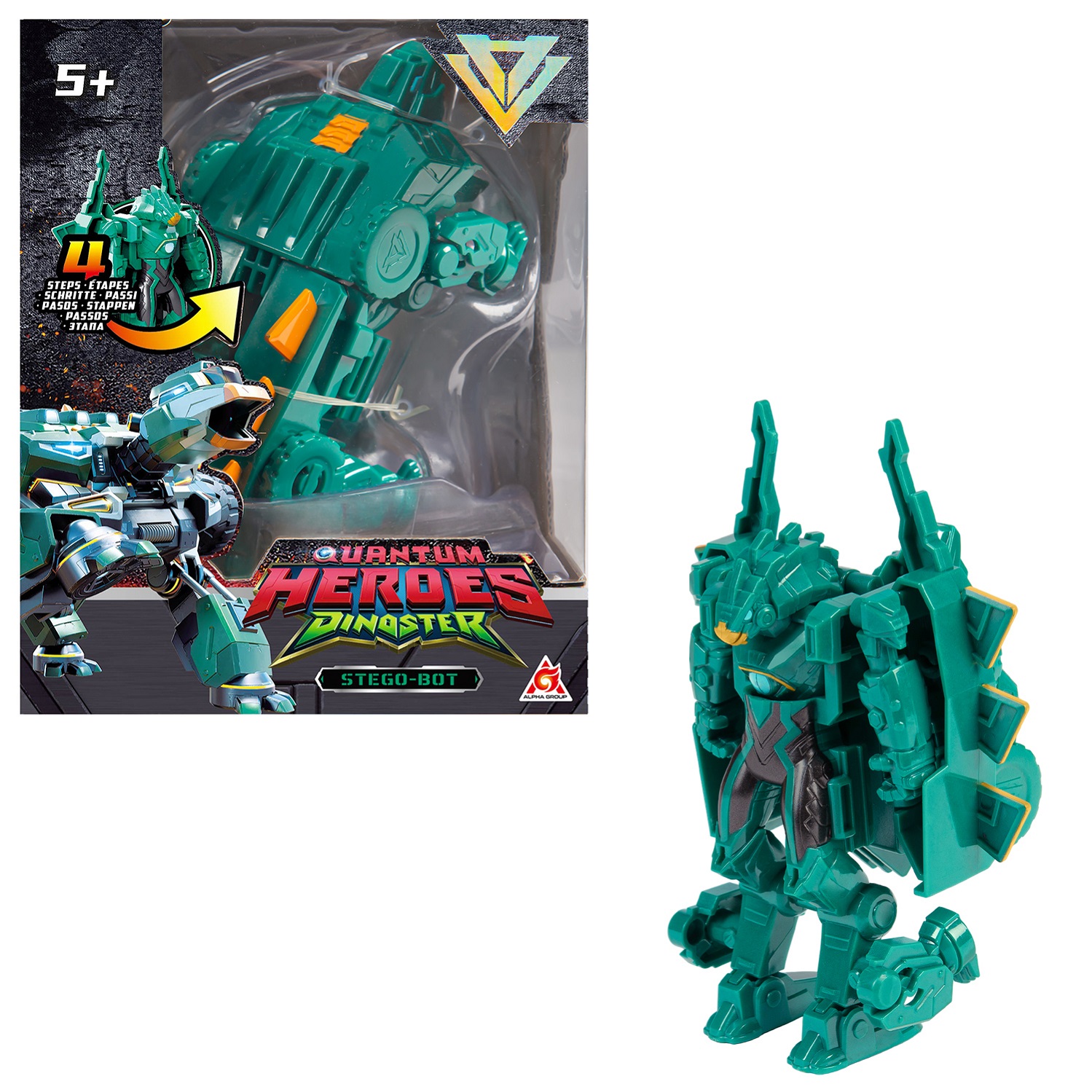 Игровой набор Диностер Дино-бот трансформер Оз 13 см