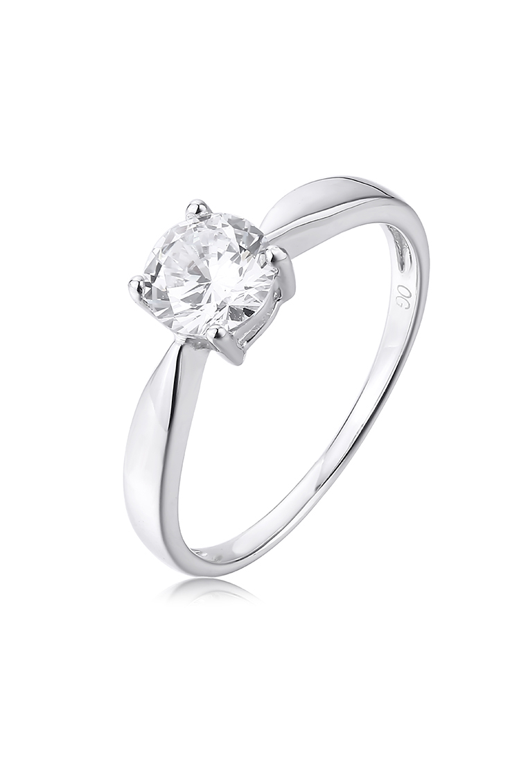 

Кольцо помолвочное из серебра с фианитом р. 17 Ogisana R20306, R20306