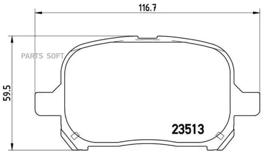 

P83040_=621 00=224550=d2197-01 колодки дисковые п. toyota camry 2.2i/3.0i & 24v 96>