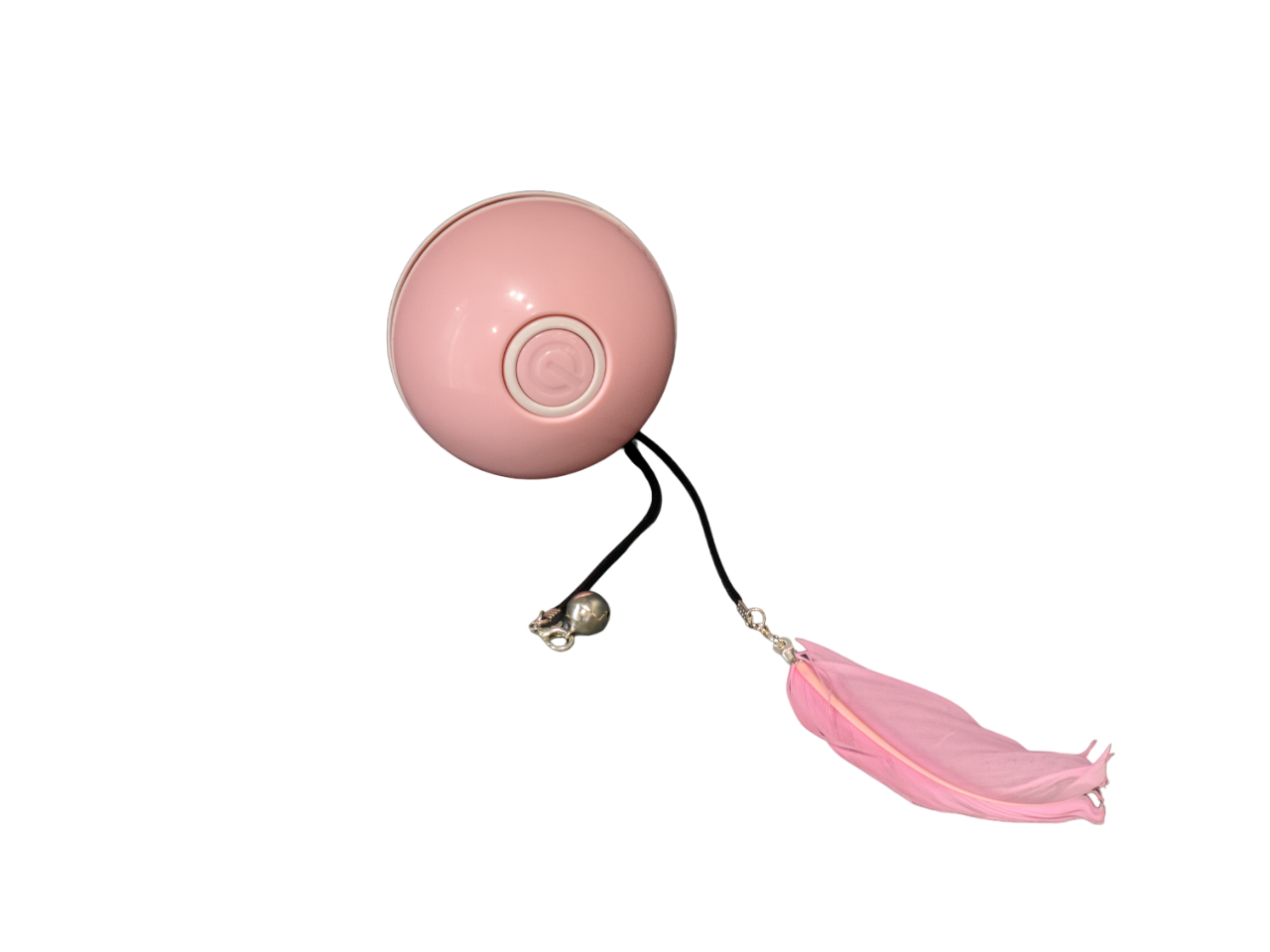 Игрушка для кошек Чистый Котик Шар LED-подсветка розовая пластик 64 см 440₽