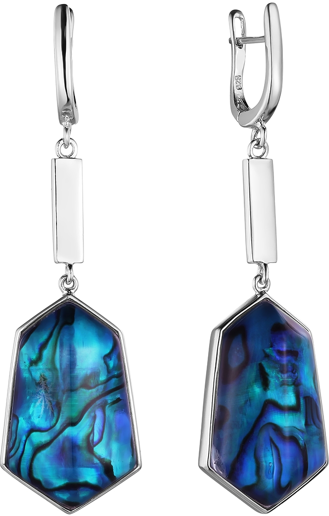 

Серьги из серебра с сапфиром Balex Jewellery 2436930242, 2436930242