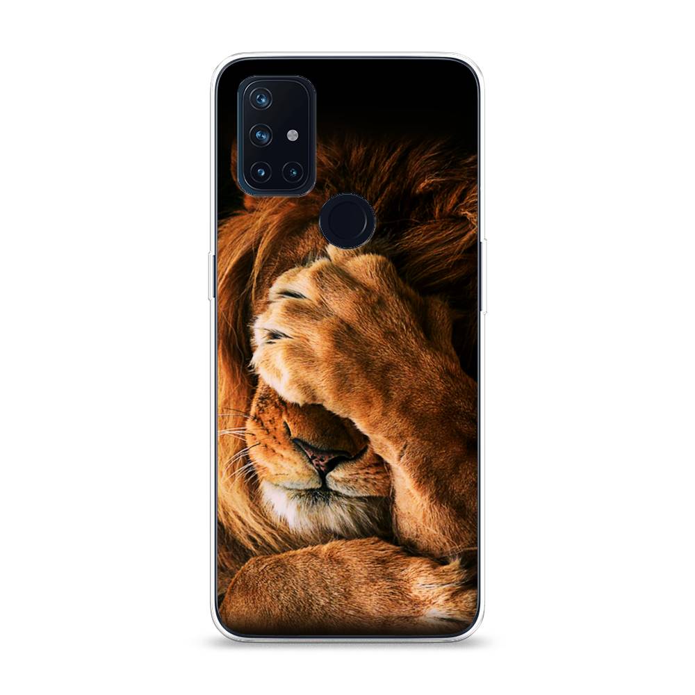 

Чехол Awog на OnePlus Nord N10 / ВанПлас Nord N10 "Львиный стыд", Коричневый;черный, 152350-1