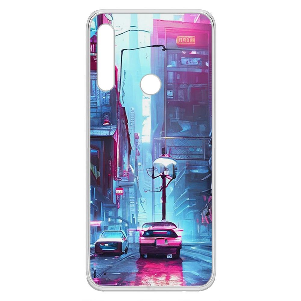 

Чехол-накладка Krutoff Clear Case Киберпанк Улица для Huawei P Smart Z, Прозрачный
