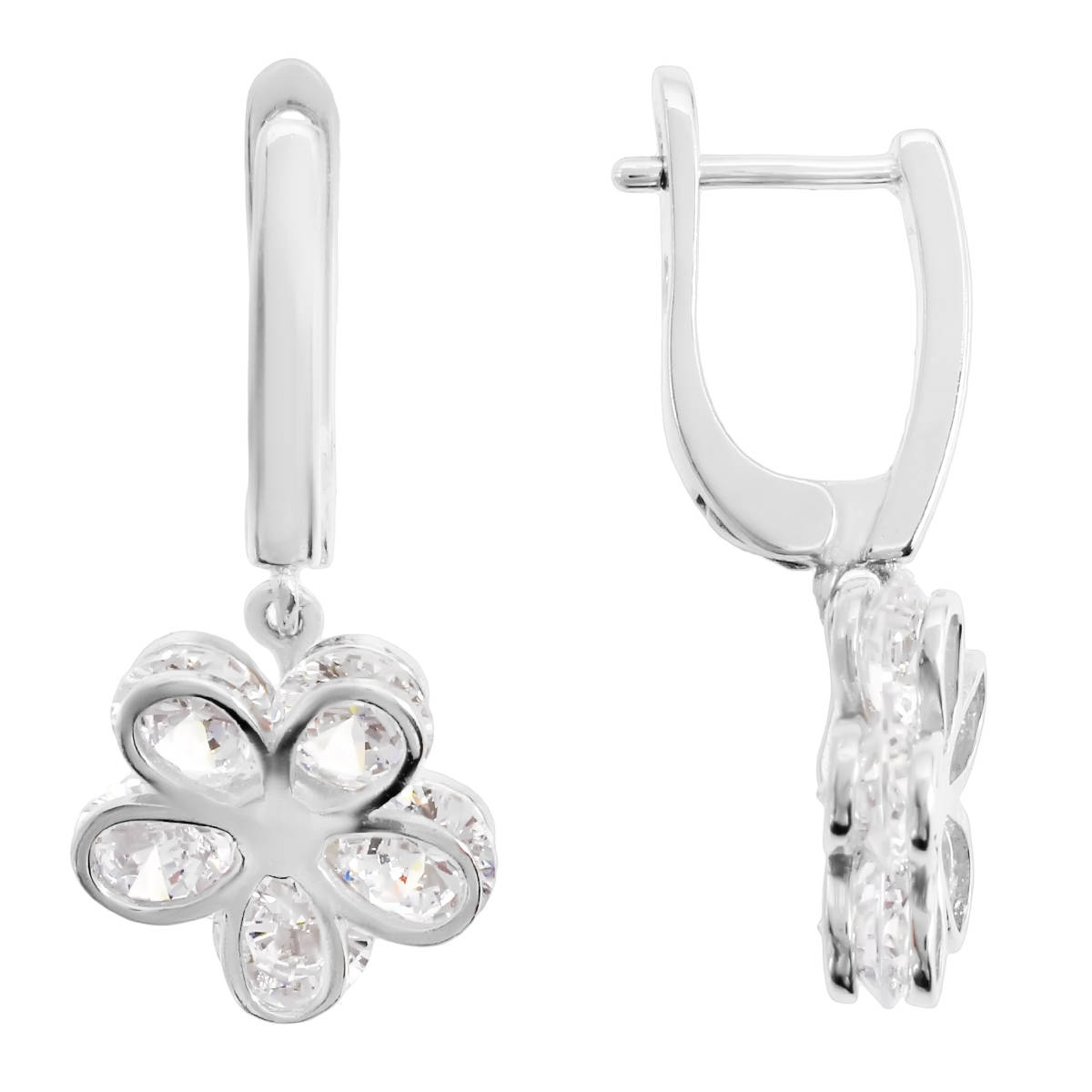 

Серьги из серебра с фианитом Balex Jewellery 2422910270, 2422910270