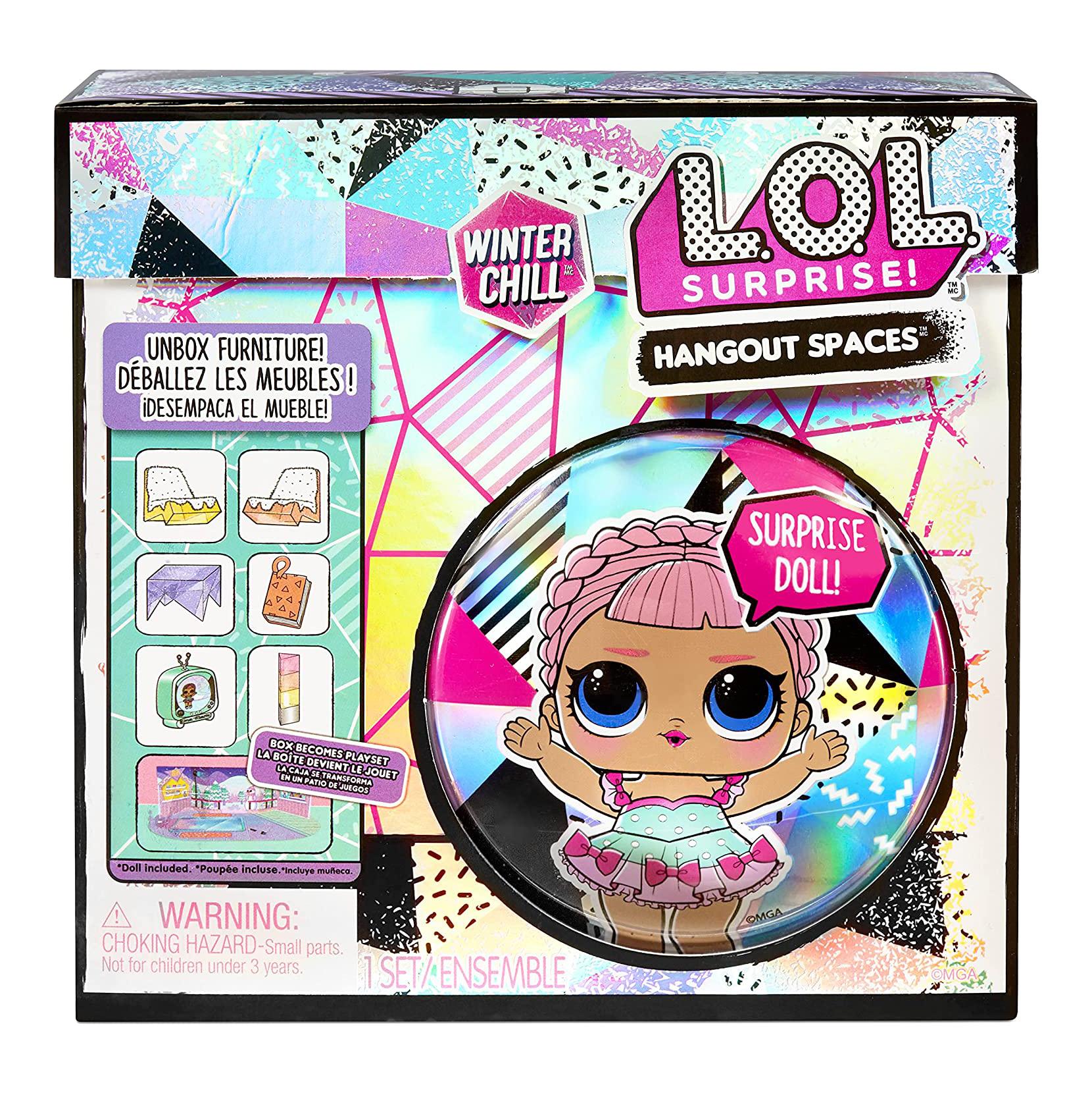 

Игровой набор L.O.L. Surprise Winter Chill Spaces Asst in PDQ Ice Sk8er арт. 118312/4, Winter Chill