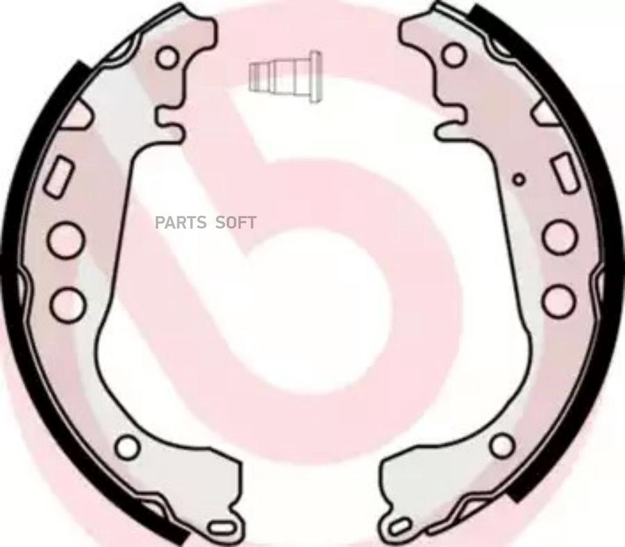 

Колодки барабанные toyota corolla/prius 1.3/1.5 04-08 S83508