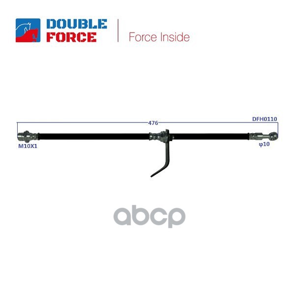 Шланг Тормозной Double Force DOUBLE FORCE арт. DFH0110