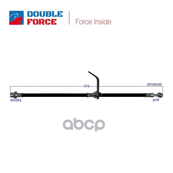 фото Шланг тормозной double force double force арт. dfh0109
