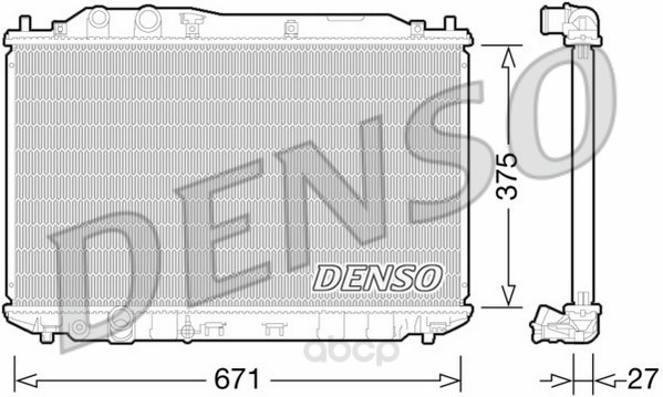 фото Радиатор ноndа сiviс viii (05-) denso drm40029