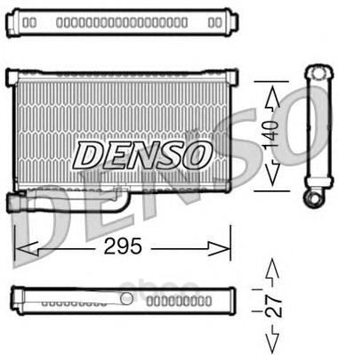 фото Радиатор печки аudi а6 1997-2011 denso drr02004