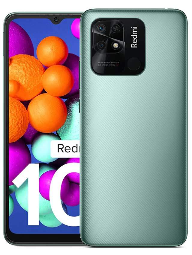 Смартфон Xiaomi Redmi 10C NFC 4/64 ГБ Mint Green