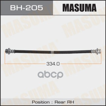 

Шланг Торм.Зад. Nissan Pulsar (N16) 99-11 Masuma арт. BH205
