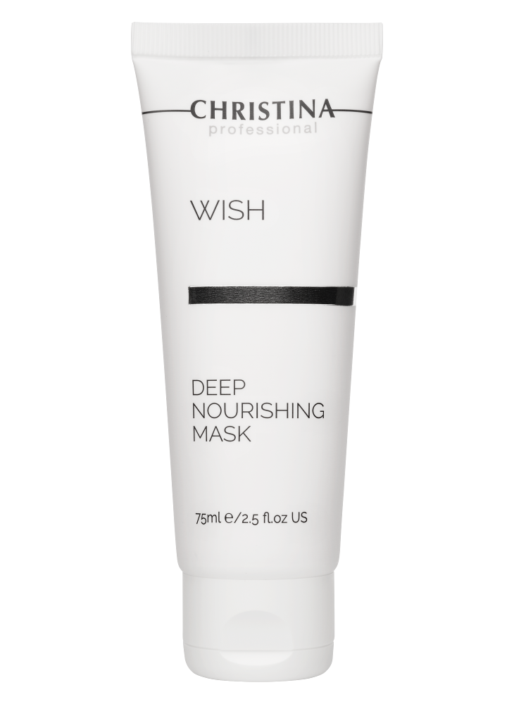 Маска для лица Christina Wish Deep Nourishing Mask 75 мл wish formula спонж пилинг для лица очищающий с aha кислотами и витамином с