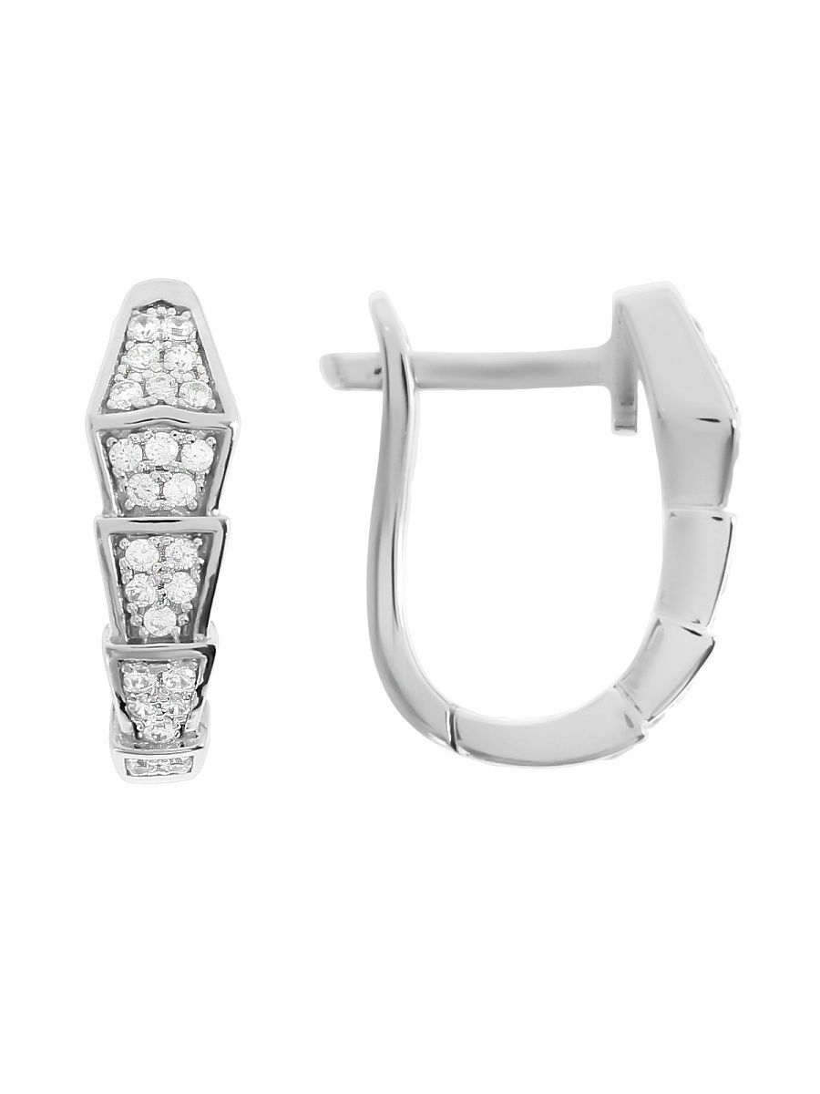 

Серьги из серебра с фианитом Balex Jewellery 2418910268, 2418910268