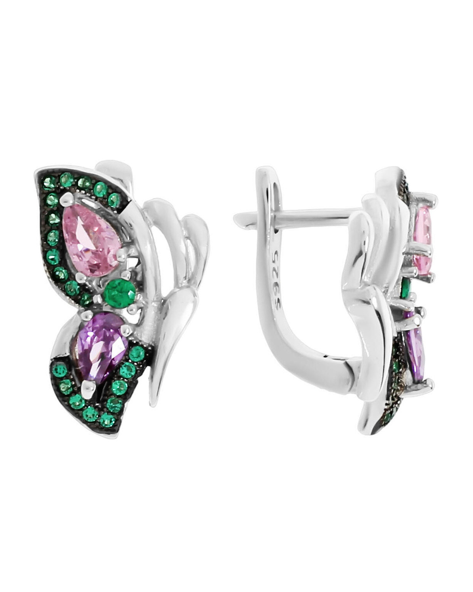 

Серьги из серебра с изумрудом Balex Jewellery 2422910293, 2422910293