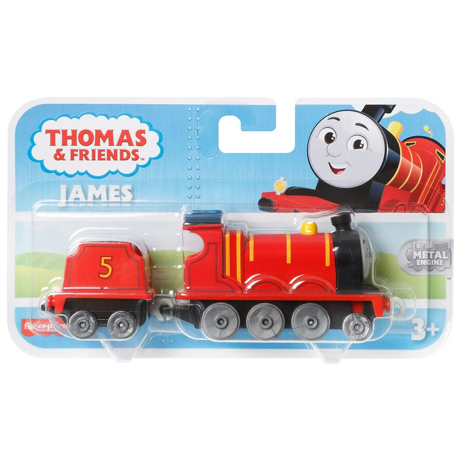 Паровозик Thomas and Friends Второстепенные герои мультфильмов большой Джеймс HDY62 1990₽