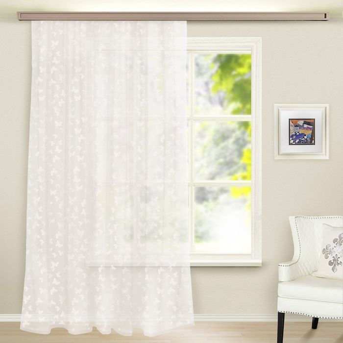 

Штора тюлевая ТероПром цвет Белый 300x260 см, 1467999