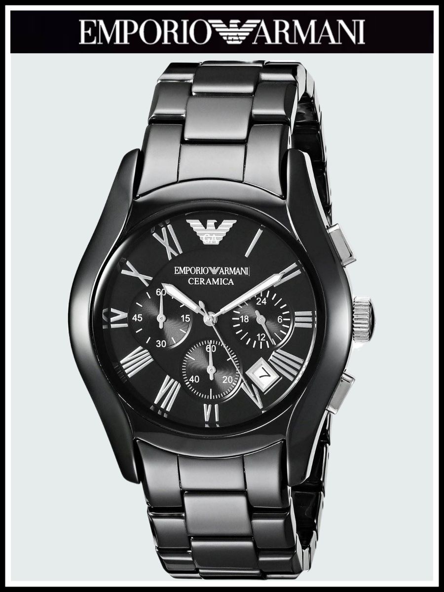 

Наручные часы мужские Emporio Armani A1400R черные, A1400R